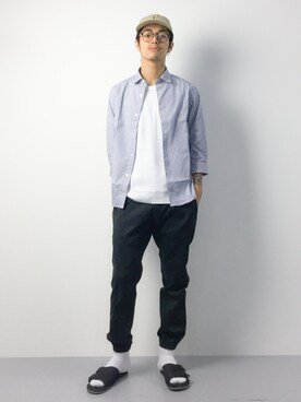 「sommo（ソンモ）のアイテム」を使った、ryuto irieさん（メンズ・176cm）の夏コーディネート