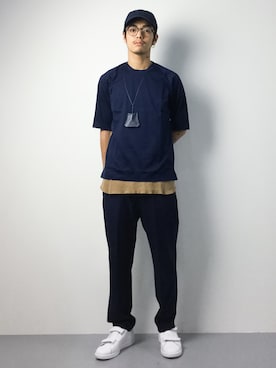 「Burner（バーナー）のアイテム（パンツ）」を使った、ryuto irieさん（メンズ・176cm）の夏コーディネート
