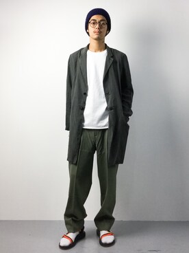 「Gramicci（グラミチ）のアイテム（サンダル）」を使った、ryuto irieさん（メンズ・176cm）の夏コーディネート