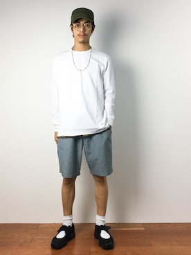 「SHIPS JET BLUE（シップスジェットブルー）のアイテム（サンダル）」を使った、ryuto irieさん（メンズ・176cm）の夏コーディネート