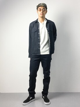 「NATAL DESIGN（ネイタルデザイン）のアイテム（Tシャツ/カットソー）」を使った、ryuto irieさん（メンズ・176cm）の夏コーディネート