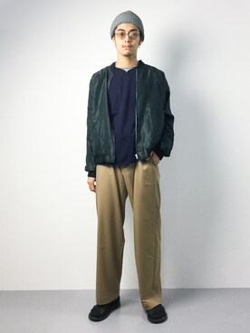 「NATIC（ナティック）のアイテム」を使った、ryuto irieさん（メンズ・176cm）の夏コーディネート