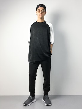 「chapter world（チャプターワールド）のアイテム（キャップ）」を使った、ryuto irieさん（メンズ・176cm）の夏コーディネート