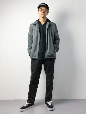 「GDC（ジーディーシー）のアイテム（ジャケット/アウター）」を使った、ryuto irieさん（メンズ・176cm）の夏コーディネート
