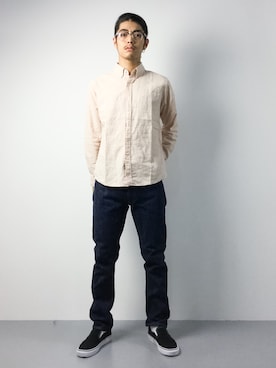 「Tomorrow Maker（トゥモローメーカー）のアイテム」を使った、ryuto irieさん（メンズ・176cm）の夏コーディネート
