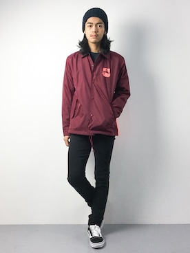 「XLARGE（エクストララージ）のアイテム（ナイロンジャケット）」を使った、ryuto irieさん（メンズ・176cm）の夏コーディネート