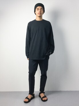 「CIAOPANIC TYPY（チャオパニックティピー）のアイテム（ニットキャップ/ビーニー）」を使った、ryuto irieさん（メンズ・176cm）の夏コーディネート