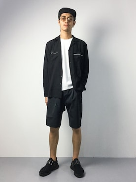 「chapter world（チャプターワールド）のアイテム（キャップ）」を使った、ryuto irieさん（メンズ・176cm）の夏コーディネート