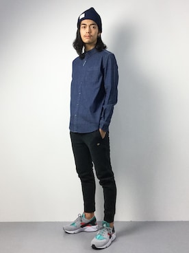 「tk.TAKEO KIKUCHI（ティーケータケオキクチ）のアイテム（帽子）」を使った、ryuto irieさん（メンズ・176cm）の夏コーディネート