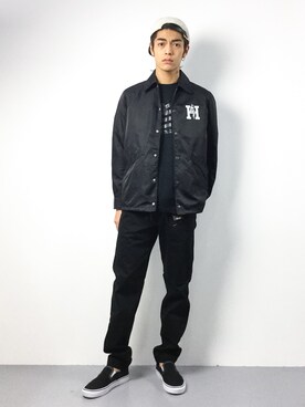 「Back Channel（バックチャンネル）のアイテム（チノパンツ）」を使った、ryuto irieさん（メンズ・176cm）の秋コーディネート