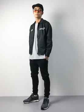 「SEVENDAYS=SUNDAY（セブンデイズサンデイ）のアイテム（シューズ）」を使った、ryuto irieさん（メンズ・176cm）の秋コーディネート