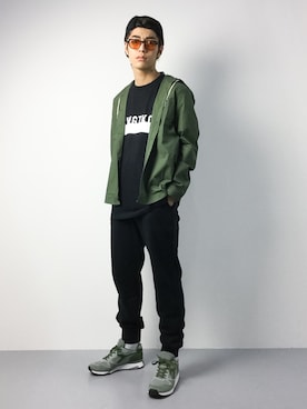 「SEVENDAYS=SUNDAY（セブンデイズサンデイ）のアイテム（シューズ）」を使った、ryuto irieさん（メンズ・176cm）の秋コーディネート