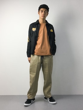 「green label relaxing（グリーンレーベルリラクシング）のアイテム（キャップ）」を使った、ryuto irieさん（メンズ・176cm）の秋コーディネート
