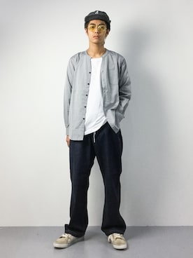 「STOF（ストフ）のアイテム（帽子）」を使った、ryuto irieさん（メンズ・176cm）の秋コーディネート