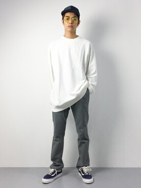 「CASPER JOHN（キャスパージョン）のアイテム（帽子）」を使った、ryuto irieさん（メンズ・176cm）の秋コーディネート