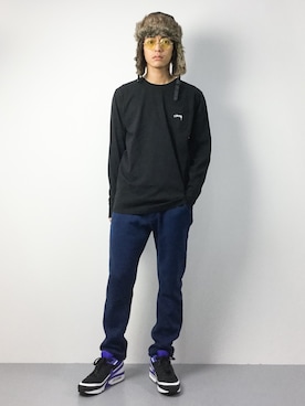 「FAT(エフエイティー)のアイテム(帽子)」を使った、ryuto irieさん(メンズ・176cm)の秋コーディネート