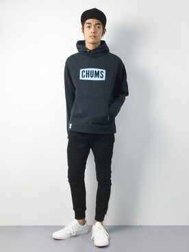 Chums チャムス のパーカーを使ったメンズ人気ファッションコーディネート ユーザー ショップスタッフ Wear