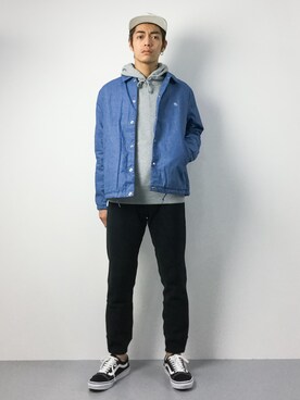 「SILAS(サイラス)のアイテム(その他アウター)」を使った、ryuto irieさん(メンズ・176cm)の秋コーディネート