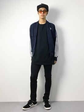 「アイテム（ジャージ）」を使った、ryuto irieさん（メンズ・176cm・20代）の秋コーディネート