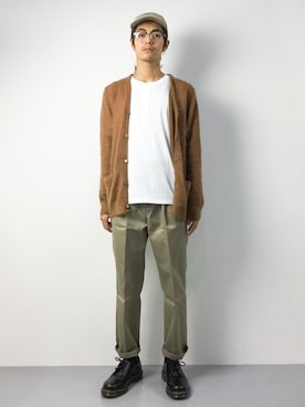 「Steven Alan（スティーブンアラン）のアイテム（チノパンツ）」を使った、ryuto irieさん（メンズ・176cm）の秋コーディネート
