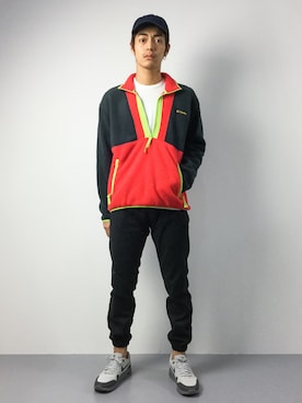 「tk.TAKEO KIKUCHI（ティーケータケオキクチ）のアイテム（帽子）」を使った、ryuto irieさん（メンズ・176cm）の秋コーディネート