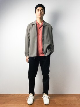「JUNRED（ジュンレッド）のアイテム（その他アウター）」を使った、ryuto irieさん（メンズ・176cm）の秋コーディネート