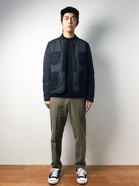 「GLOBAL WORK（グローバルワーク）のアイテム（その他アウター）」を使った、ryuto irieさん（メンズ・176cm・20代）の秋コーディネート