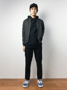 「アイテム（MA-1）」を使った、ryuto irieさん（メンズ・176cm・20代）の秋コーディネート