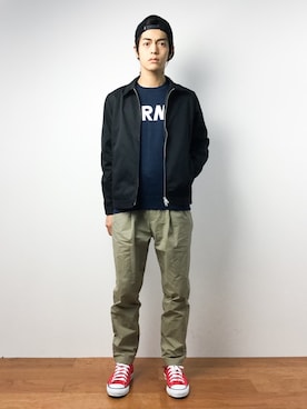 「Dickies（ディッキーズ）のアイテム（その他アウター）」を使った、ryuto irieさん（メンズ・176cm）の秋コーディネート