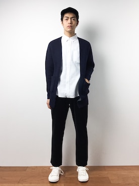 「Steven Alan（スティーブンアラン）のアイテム（キャップ）」を使った、ryuto irieさん（メンズ・176cm）の秋コーディネート