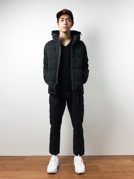 「niko and...（ニコアンド）のアイテム（ダウンジャケット/コート）」を使った、ryuto irieさん（メンズ・176cm）の秋コーディネート