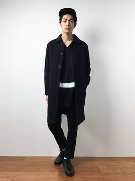 「EN ROUTE（アンルート）のアイテム（その他パンツ）」を使った、ryuto irieさん（メンズ・176cm）の秋コーディネート