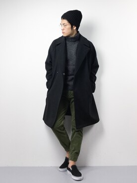 「417 EDIFICE（フォーワンセブンエディフィス）のアイテム（その他アウター）」を使った、ryuto irieさん（メンズ・176cm）の秋コーディネート