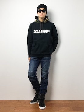 「DETAILS（ディテールズ）のアイテム」を使った、ryuto irieさん（メンズ・176cm）の冬コーディネート