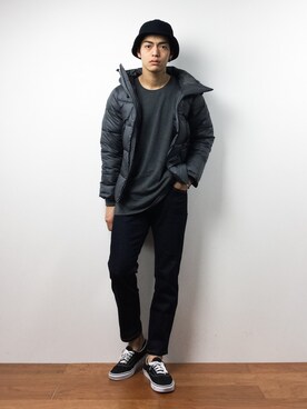 「improves（インプローブス）のアイテム（ブルゾン）」を使った、ryuto irieさん（メンズ・176cm）の冬コーディネート