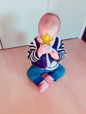ikuraさん（キッズ・80cm）の冬コーディネート