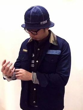 「拼接」｜kaiさん（メンズ・178cm）の冬コーディネート