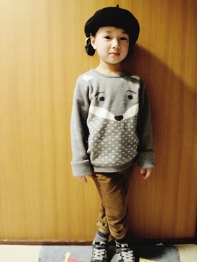 yuさん（キッズ・110cm）の春コーディネート