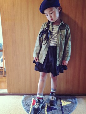 yuさん（キッズ・110cm）の夏コーディネート