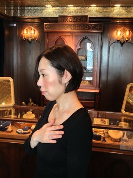 「Loree Rodkin（ローリーロドキン）のアイテム（ピアス（両耳用））」を使った、nomoさん（レディース・164cm）の春コーディネート