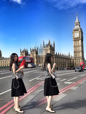 「PRADA（プラダ）のアイテム（スカート）」を使った、2_ma_さん（レディース・160cm）の冬コーディネート