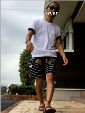 「D&G（ディーアンドジー）のアイテム（カバーオール）」を使った、☆m(@s@)shi★さん（メンズ・169cm）の夏コーディネート