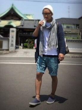 ☆m(@s@)shi★さん（メンズ・169cm）の夏コーディネート