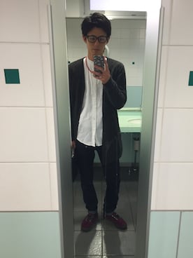 「ROLLING CRADLE（ローリングクレイドル）のアイテム（アクセサリー）」を使った、tAku  吉岡さん（メンズ・175cm）の冬コーディネート
