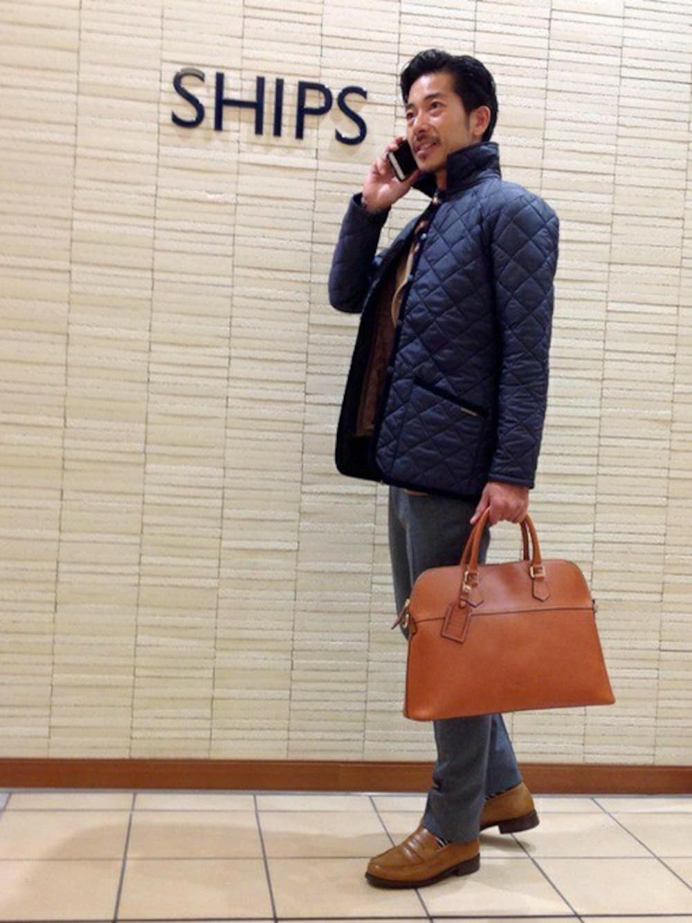 別注】LAVENHAM×SHIPS ケディントン 捗り デタッチャブルライニング
