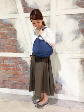 「ウエストイン」｜hayashiさん（レディース・148cm）の夏コーディネート