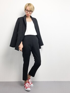 「splendid（スプレンディッド）のアイテム」を使った、COLLENTE(yuco)さん（レディース・168cm）の夏コーディネート