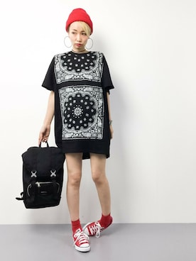 「L.H.P（エルエイチピー）のアイテム（ワンピース/ドレス）」を使った、COLLENTE(yuco)さん（レディース・168cm）の夏コーディネート