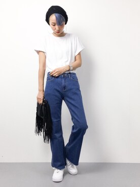 「splendid（スプレンディッド）のアイテム」を使った、COLLENTE(yuco)さん（レディース・168cm）の夏コーディネート