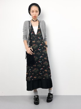 「No6（ナンバーシックス）のアイテム」を使った、COLLENTE(yuco)さん（レディース・168cm）の秋コーディネート